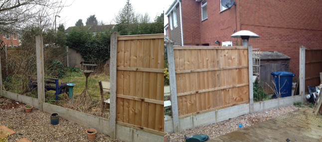 Timber Garden Fencing Panels